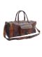 Live Life King Size Leather Duffle Bags