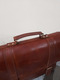 Hand Tooled Leather Bag Carry On 