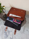 Leather Laptop Messenger Bag for Men