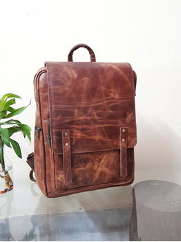 Arbaz Vintage Leather Backpack