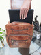 mens leather backpack for laptop