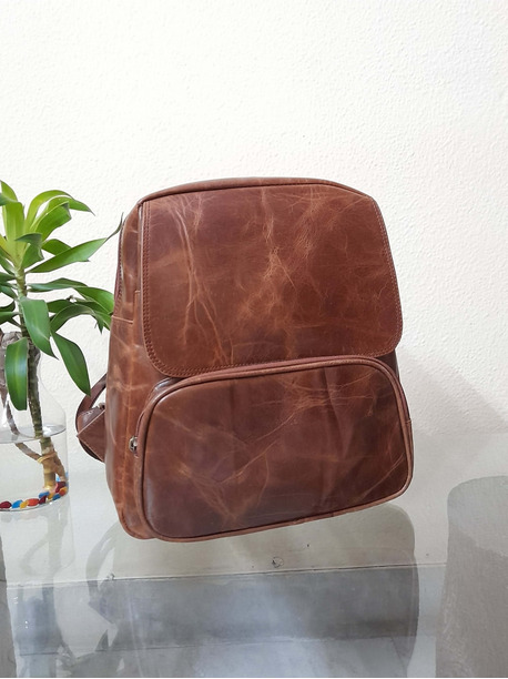 Arnato Leather Crossbody Bag Backpack - - 